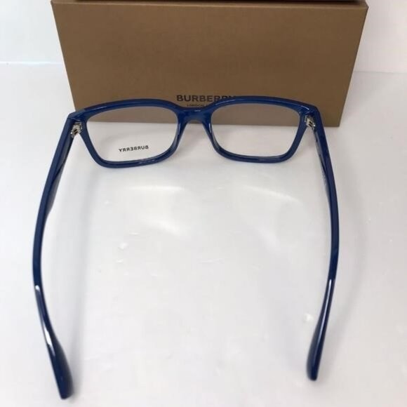 💯 Original Burberry Charlie Demo Rectangular Men's Eyeglasses BE2379U 4058 55 - Picture 7 of 10